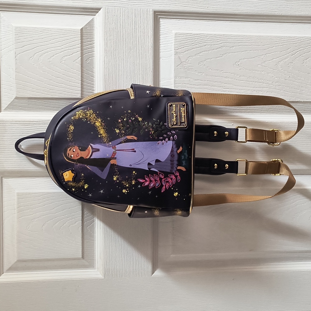 Disney Parks Disney 100 Wish Asha Loungefly Mini Backpack - Picture 3 of 11
